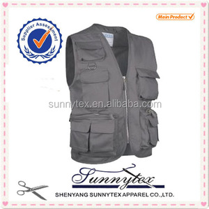 Chaleco de Trabajo <span class=keywords><strong>Safari</strong></span> para Hombre, Diseño de Pesca y Caza, Color Azul Marino, Personalizable - Product Image 6
