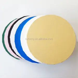 Yuvarlak tuval boyama renkli arka zımba tahta çerçeve resimleri
