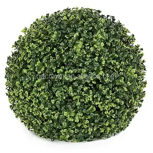Make And Sale Grass Artificial Cube Boxwood Topiary,plastic Artificial Grass Boxwood Ball Topiary
