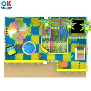 Aire de jeux intérieure doux pour enfants, équipement de parc d'attractions Commercial, jeux pour tout-petits - Product Image 2