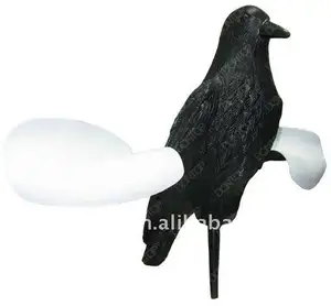 Decoy plástico voador motorizado do corvo para exterior