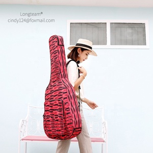 Sac de <span class=keywords><strong>guitare</strong></span> <span class=keywords><strong>acoustique</strong></span>, sac de <span class=keywords><strong>guitare</strong></span> d'impression de 41 "avec double sangles, <span class=keywords><strong>housse</strong></span> de <span class=keywords><strong>guitare</strong></span> <span class=keywords><strong>acoustique</strong></span> de mode de 40 pouces avec rembourrage de 10mm - Product Image 3
