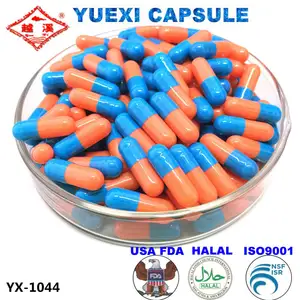 Jingyuexi — Capsules vides 1000 fabriquées en asie du sud-est, tous les produits de traitement selon le modèle, certifié HALAL