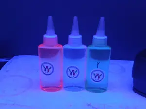 YY Ceres Tinta Tidak Terlihat UV Cetak Digital, Tidak Berwarna Ke Merah, 100Ml/Botol