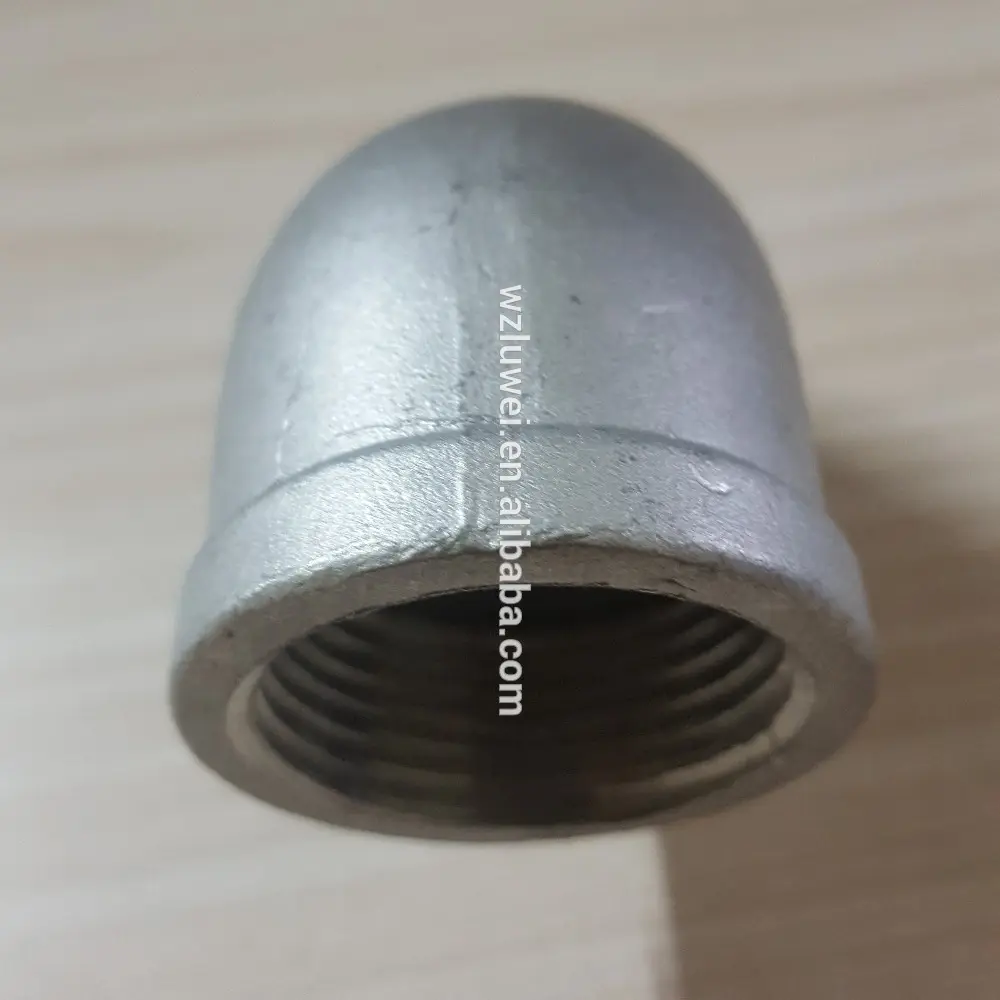 304 316 Stainless steel screwed threaded 90 degree elbow fitting