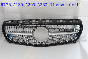 Para W176 Grille 2013-2014 <span class=keywords><strong>MERCEDES</strong></span> B ENZ A180 A200 A260 Grille B Enz Grille - Product Image 2