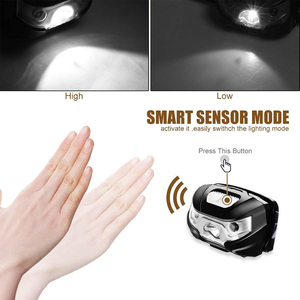 Produsen Menyediakan Daya Tinggi Sensor Hitam <span class=keywords><strong>Caving</strong></span> Head Light Led Headlamp - Product Image 4