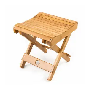 Многофункциональное складное бамбуковое сиденье для душа для детей, для рыбалки и сада