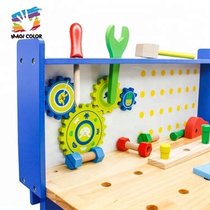 <span class=keywords><strong>Jouet</strong></span> d'établi en <span class=keywords><strong>bois</strong></span> interactif-Kit d'outils de jeu de simulation avec outils d'assemblage pour enfants W03D073 - Product Image 4