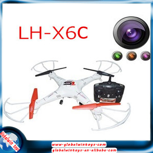 2,4 GW-TLH-X6C 6axis 4 canales 55cm ufo rc avión no tripulado <span class=keywords><strong>cuadricóptero</strong></span> controlado con cámara HD y 3D rtf truco de laminació - Product Image 1