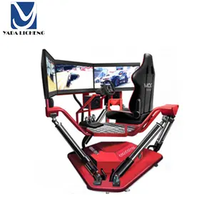 3หน้าจอ VR Racing Simulator ห้องนักบินรถเครื่องเกม F1เครื่องเกมกระตุ้น F1จำลองผลิตภัณฑ์สวนสนุกอื่นๆ