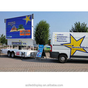 Pemasok P10 HD SMD layar iklan mobil bergerak warna penuh layar <span class=keywords><strong>Led</strong></span> luar ruangan iklan mobil - Product Image 1