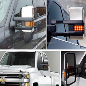 Rétroviseur de remorquage rabattable électrique 4x4 tout-terrain pour CHEVROLET SILVERADO 2014-2017 SUBURBAN AVALANCHE et GMC SIERRA série <span class=keywords><strong>Denali</strong></span> - Product Image 6