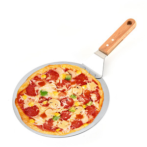 <span class=keywords><strong>Pala</strong></span> Redonda de Acero Inoxidable de 10 Pulgadas para Hornear, Bandeja de Transferencia para Levantar Pasteles, <span class=keywords><strong>Pala</strong></span> para Pizza, Otras Herramientas Manuales para Hornear en Casa - Product Image 2
