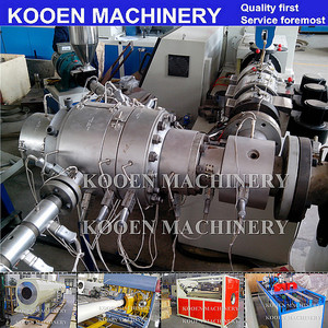 Kooen utiliza mucho 50-110mm plástico máquina de fabricación de tubos de PVC con extrusora - Product Image 6