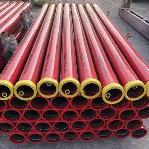 DN125*3m*4.5mm pipe kyokuto concrete pump pipe elbows PM/Schwing/Sany/Zoomlion brand for pump truck and trailer