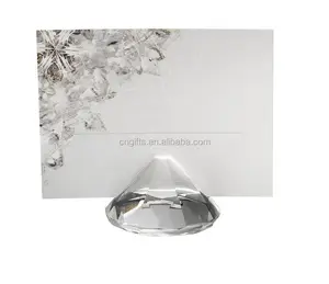 Ywbeyond Tabella di Cerimonia Nuziale Decorazioni di cristallo bello del diamante Biglietto Da Visita titolare della carta posto