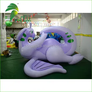 Hongyi सेक्सी Inflatable, नवीनतम कार्टून खिलौना Inflatable सेक्सी ड्रैगन पंख के साथ, Inflatable बैंगनी बिछाने ड्रैगन पंख के साथ