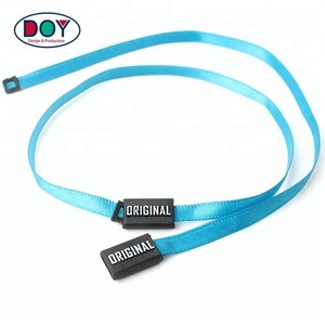 Nhà Sản Xuất Tùy Chỉnh Tên Thương Hiệu Ribbon Chuỗi Con Dấu Nhựa Snap Khóa Treo <span class=keywords><strong>Tag</strong></span> <span class=keywords><strong>Fastener</strong></span> Cho Quần Áo - Product Image 6