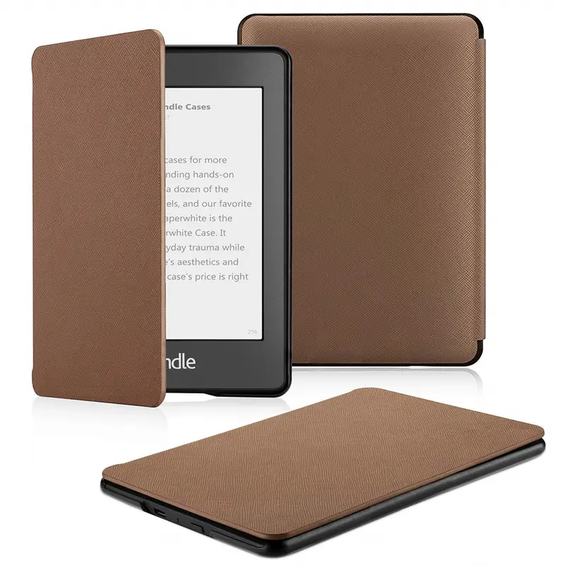Case for Newest Kindle Paperwhite 2018 Slim Lightweight Leather Smart Cover with Auto Sleep and Wake function
