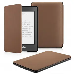 Étui pour Kindle Paperwhite 2018, couverture intelligente en cuir léger mince avec fonction de veille et de réveil automatique