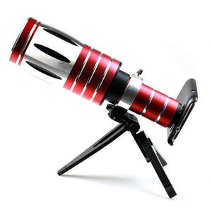 Novo alumínio <span class=keywords><strong>50X</strong></span> Zoom <span class=keywords><strong>Telescope</strong></span> Camera <span class=keywords><strong>Lens</strong></span> + Back Case + tripé para o iphone 5 5S 6 6 plus