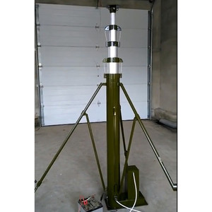 Mât électrique en aluminium de 25 m pour le levage d'antennes de télécommunications - Product Image 5