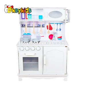 Nouvelles cuisines <span class=keywords><strong>en</strong></span> <span class=keywords><strong>bois</strong></span> factices roses à la mode pour enfants W10C379 - Product Image 4
