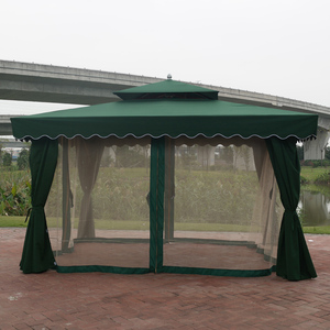 Livraison rapide, pergola <span class=keywords><strong>en</strong></span> aluminium populaire 3x3m, gazebo, pavillon, voile <span class=keywords><strong>en</strong></span> polyester imperméable et durable, couverture d'hiver <span class=keywords><strong>en</strong></span> vente - Product Image 1