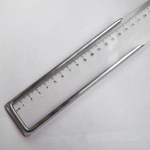 Estacas Metálicas Galvanizadas en Forma de <span class=keywords><strong>U</strong></span> con Parte Superior Cuadrada/Redonda, Clavos para Césped en Forma de <span class=keywords><strong>U</strong></span>, Pasadores para Césped - Product Image 3