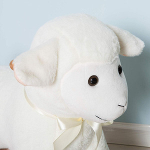 F239 enfants Playtime <span class=keywords><strong>peluche</strong></span> à <span class=keywords><strong>bascule</strong></span> ASTM F963 CPSIA vente en gros ODM mouton agneau <span class=keywords><strong>Animal</strong></span> jouet monter sur une forte Durable Rocker <span class=keywords><strong>Animal</strong></span> Ride - Product Image 5