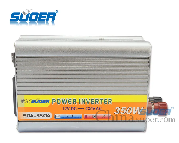 Преобразователь постоянного тока Suoer 12 В 220 в переменный ток 350 Вт модифицированные инверторы для источника питания