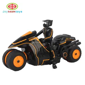 RC — voiture de cascade 2.4G, bâton rotatif de 360 degrés, motard cascadeur, moto