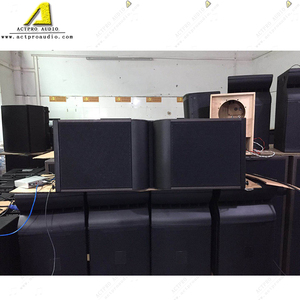 KR210 Kotak Kosong Kayu Lapis Birch Coklat 10 Inci Garis <span class=keywords><strong>Array</strong></span> Audio Sistem Suara Neodymium Speaker Peralatan Audio Panggung Profesional - Product Image 6