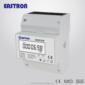 Medidor Eléctrico Reajustable <span class=keywords><strong>EASTRON</strong></span> SDM72DR, Medidor Digital Inteligente con Certificación MID, Medidor de Energía Trifásico para Riel DIN - Product Image 5
