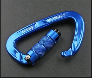 Ultra Tech ad alta resistenza in alluminio moschettone avvito blocco a <span class=keywords><strong>vite</strong></span> D-anello catena gancio per esterno per <span class=keywords><strong>albero</strong></span> dell'industria pesante - Product Image 2