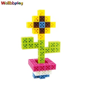 248 pcs DIY liên kết pop khối/giáo dục đếm đồ chơi toán học cho trẻ em - Product Image 1