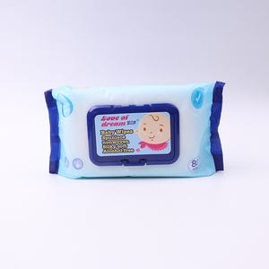 Barato suave cuidado y limpieza toallitas húmedas tejido toallitas 80 unids con cubierta - Product Image 6