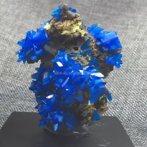 Espécie de cristal natural azurite azul-cru à venda