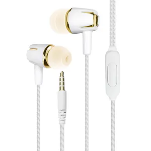 Custom Made Gold Plated Pleasant to the Ear Noise Cancelling Earphone Headset Smart Mobile Phone <strong>Computer</strong> <strong>Accessory</strong> - Product Image 1