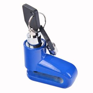 Kunci Pengaman Roda Anti Maling Mini untuk Skuter/Sepeda/Motor Aksesoris Gambar Baru dengan 2 Kunci Kunci Rem Cakram - Product Image 1