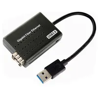 1000Base-Fx USB3.0 CDC-ECM เดสก์ท็อปกิกะบิตอีเธอร์เน็ตไฟเบอร์ Converter