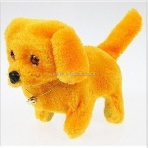 Özel Oyuncak köpek aydınlık gözler gözlük şapka elektrikli geri tasma köpek doll peluş oyuncaklar - Product Image 5