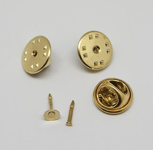 4mm 10mm Big Head Factory Supply Iron Brass Clutch butterfly Clutches Nails <strong>Pin</strong> Backs Metal <strong>Collar</strong> Clip <strong>Pin</strong> Back for Badge - Product Image 5
