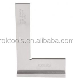 Cuadrado de ingeniería de borde plano de 90 grados, con transportador de Base ancha, ROKTOOLS, inspección de ángulo - Product Image 2