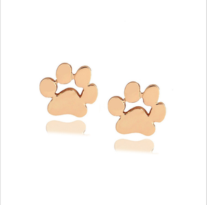 EM1064 Dainty Mini Placcato Oro Aereo <span class=keywords><strong>Cactus</strong></span> Dog Paw Print Ananas Della Vite Prigioniera <span class=keywords><strong>Orecchini</strong></span> per Le Donne Ragazze - Product Image 3