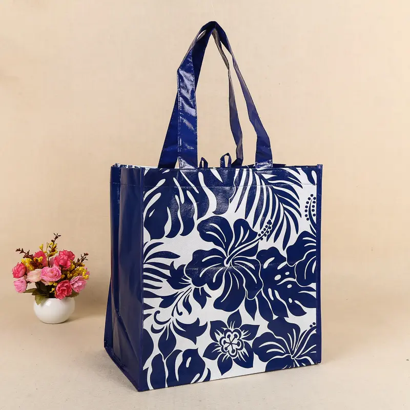 large durable customized handled style non woven fabric shopping tote bag