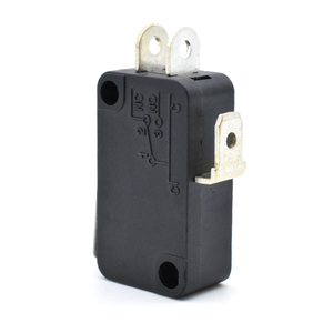 <span class=keywords><strong>Micro</strong></span>-interrupteur tout noir 2 broches <span class=keywords><strong>T125</strong></span> DIP 16A 250V SH10-3 de détection avec poignée - Product Image 2