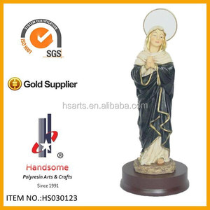 Estatua de regalo de arte cristiano-estatuilla de oración de <span class=keywords><strong>Santa</strong></span> <span class=keywords><strong>Rita</strong></span> escultura de poliresina de resina decoración del hogar recuerdo pintado modelo Navidad - Product Image 3