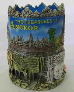 Bolígrafo de escritorio de poliresina de alta calidad, mejor precio, decoración de oficina de fábrica de Vietnam, escultura de estilo Viet para regalos - Product Image 2